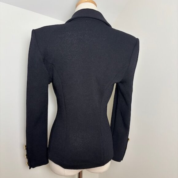 St. John Basics black Santana jacket, US6 - Picture 4 of 7
